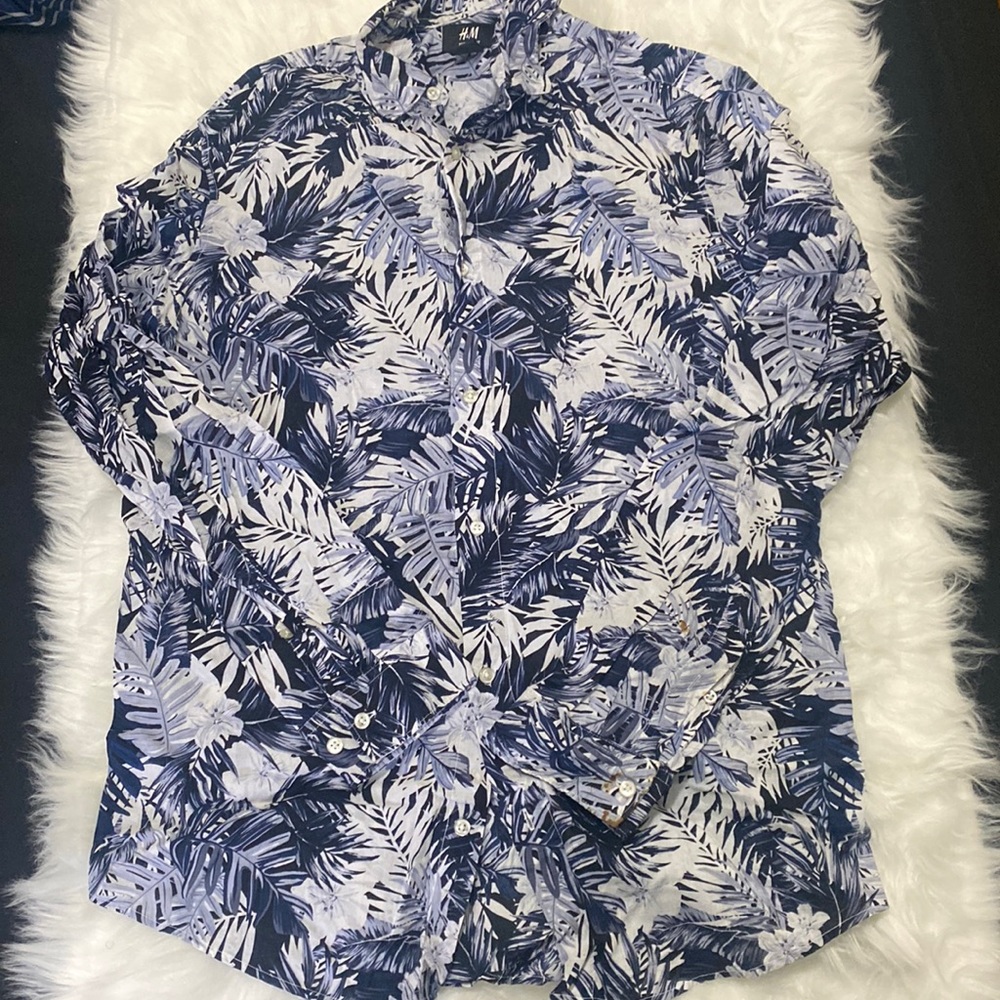 H&M Regular Fit Long Sleeve Dress Shirt